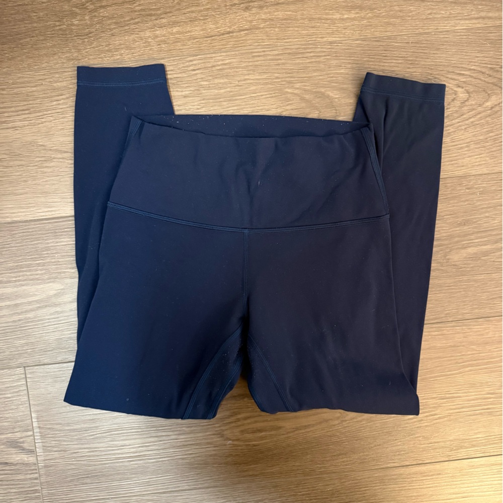 Lululemon align high rise leggings 25 inch size 6 true navy